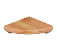 OUNONA Étagère d'angle Murale, étagère de Rangement d'angle en Forme d'éventail pour Figurines, Livres et Cadres Photo, Support en Bois de 28 cm pour Pot de Fleurs, idéal pour Salle