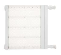 OUNONA Étagère de Placard Extensible sans Clous 33-53 Cm X 30 Cm, Séparateur de Rangement en Acier Inoxydable Blanc pour Organiser Penderie et Optimiser Espace Armoires