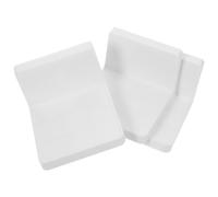 OUNONA Étagère Murale Adhésive Blanche Support Flottant Multifonction pour Petits Pots de Fleurs et Bonsai Mini Plateau de Rangement sans Perçage pour Cuisine Salle de Bain et Chambre