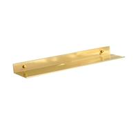 OUNONA Étagère Murale de Rangement pour Salle de Bain Aluminium Mat Support à Lotion et Accessoires Installation Stable Étagère Pratique pour Maison et Design Élégant et Fonctionnel