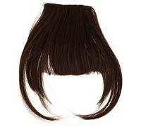 OUNONA Fausse Frange à Clip Invisible Accessoires Coiffure Mèches Cheveux Clipser Extension Cheveux Air Bang Tenue Sûre et Confortable Style Naturel pour Occasions