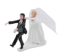 OUNONA Figurine en Résine pour Gâteau Mariés Décoration de Gâteau de Mariage Romantique Saint-Valentin Ornement Créatif pour Fiançailles et Anniversaires Accessoire de Décoration de