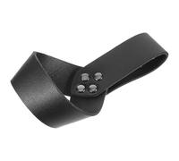 OUNONA Fourreau D'épée Médiévale en Cuir PU Noir Grenouille Porte-épée Réutilisable pour Costume et Performance Scène, Poids Équilibré et Design Fonctionnel