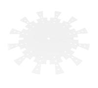 OUNONA Gabarit D'horloge en Acrylique Transparent 30 Cm Règle Graduée et Marquages pour Cadran Diy, Pochoir Décoratif pour Décoration Intérieure et Projets Scolaires, Outil de Défonceuse