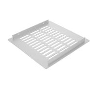 OUNONA Grille d'Aération en Alliage d'Aluminium 200 MM Argentée Couvercle de Ventilation à Persiennes Carré pour Meuble Ventilation Optimale pour Placard la Cuisine et Meuble à