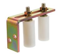 OUNONA Guide Portail Coulissant Nylon Industriel Réglable et Kit Complet avec Support pour Portes de Jardin Garage et Coulissantes Montage Facile avec Accessoires Inclus