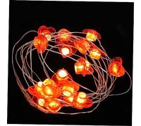OUNONA Guirlande Lumineuse Forme De Cœur Lumière LED Décorative Éclairage Ambiance Intérieur Lampe Cœur Rouge sans Pile