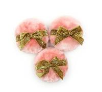 OUNONA Houppettes à Poudre Bébé Paillettes 2 Pcs Taille Longue Fibres Ultra-douces Rose Pour Soins Corporels Bébé Usage Quotidien