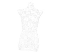 OUNONA Housse de Mannequin en Dentelle Blanche, Housse Tissu pour Mannequin Féminin, Couverture Corps Modèle, Accessoire pour Présentation de Robe, Décoration Boutique, Style Aléatoire