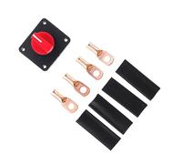 OUNONA Interrupteur Sectionneur Batterie 300a Abs pour Voiture Bateau Caravane Coupure de Courant Isolateur Déconnexion RV Coupe-Circuit Camping-Car Usage Marine