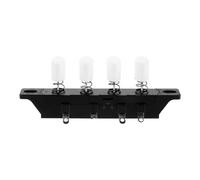 OUNONA Interrupteur universel pour ventilateur : contrôleur à 5 boutons-poussoirs de type piano (4 touches de 3,8 cm), régulateur de vitesse de remplacement pour ventilateurs de table et de sol