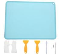 OUNONA Kit Complet de Nettoyage pour Imprimante avec Filtre Inox Gants Silicone Brosse et Racloir Accessoires pour Entretien et Filtration de Résine