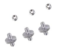 OUNONA Kit D'accessoires pour Appareil Photo 9 Pcs, Adaptateurs De Vis 1/4 Et 3/8 en Métal Universels, Compatibles Support Caméra Et Trépied, Montage Photo Polyvalent, Couleurs Métal Argenté