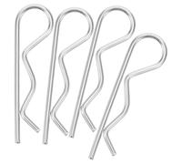 OUNONA Kit de 30 Goupilles Fendues en Acier au Carbone M2X50 Tête B Ondulée Ressort Robuste Clips D’Attelage Sécurisés pour Remorque Fixation Polyvalente et Résistance à L’Usure