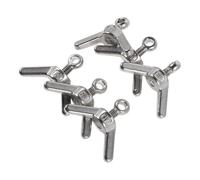 OUNONA Kit de 6 Vis Inox M6 en Acier Inoxydable 304 Écrou à Oreilles et Trou, Boulons Électroniques à Ailettes pour Assemblage en Bricolage et Construction