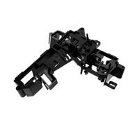 OUNONA Kit de Réparation 2pcs Support D'interrupteur de Porte en Plastique Noir pour Micro-ondes, Accessoire Solide Mécanisme de Porte pour Prolonger la Durée de Vie