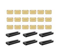 OUNONA Kit Équilibrage et Ventilateurs de Plafond Camping, 6 Sets Clips en Métal Poids en Résine Époxy pour Prolonger la Durée de Vie et Réduire le Déséquilibre des Pales