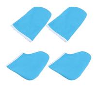 OUNONA Kit Paraffine Mains et Pieds Taille Unique Coton Thermorégulateur Bleu Foncé Accessoires Bain Paraffine Spa Usage Domestique