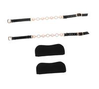 OUNONA Lacets Élastiques Anti-Desserrage pour Talons Accessoires de Chaussures Perles Sangles Détachables 2 Pcs Élégants et pour Femmes