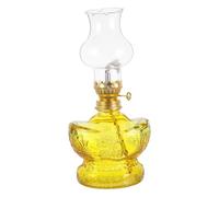 OUNONA Lampe à huile vintage, lanterne tempête en verre pour camping,