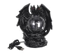 OUNONA Lampe plasma dragon médiévale - Lampe boule plasma électrostatique alimentée par USB avec changement de couleur pour décoration d'horreur, éclairage de bureau fantastique et