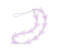 OUNONA Lanière pour Téléphone Portable en Perles Forme en Résine, Légère et Facile à Installer, Ornement Suspendu pour Clés ou Caméra