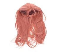OUNONA Long Middle Part Wig Heat Resistant Straight Fiber Full Cap Design For Halloween Cosplay Party Realistic Layered Styling Colored Costume Hair