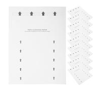 OUNONA Lot de 10 Feuilles de Nettoyage pour imprimantes Laser et Jet | Kit de nettoyage pour imprimante, élimine l'encre, la poussière et les résidus pour photocopieurs, fax, ordinateurs et