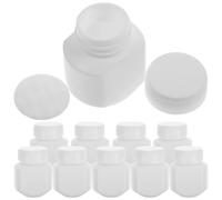 OUNONA Lot de 10 Flacons D’organisation de Pilules 30cc Hdpe Blanc avec Bouchons à Joint Pression, Bouteille Étanche Anti-uv pour Rangement de Remède, Pilulier Voyage Pratique