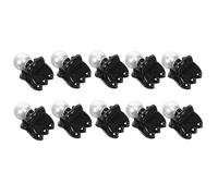 OUNONA Lot de 10 mini pinces à cheveux en perles : pinces à cheveux à maintien solide et antidérapantes pour franges et coiffures - Accessoires de coiffure pour adolescentes et mariées