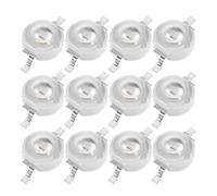 OUNONA Lot de 12 ampoules LED PAR 3W : LED de rechange pour éclairage DJ, boule disco, événements, studio photo, faciles à souder, lumière bleue.