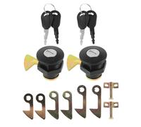 OUNONA Lot de 2 antivols de coffre de - Compatibles avec scooters, universels pour électriques, coffres de rangement, alarmes antivol