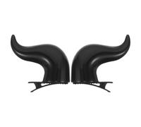 OUNONA Lot de 2 barrettes à cheveux en forme de cornes de dragon | Pinces à cheveux uniques en forme de cornes de diable, pour femmes et filles, empêchent les nœuds et les dommages, coiffe