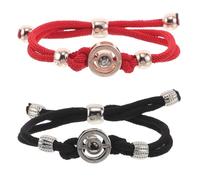 OUNONA Lot de 2 bracelets de pour couple, bracelets de communication lumineux avec vibration, bijoux pour relation à distance (petit ami/petite amie).
