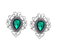 OUNONA Lot de 2 Broches Vintage en Alliage Pierres Vertes Broches de Mariage pour Femmes Accessoire de Fête et Bijoux de Mariée