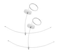 OUNONA Lot de 2 câbles de suspension pour lanternes, kit de rallonge pour lampes suspendues, accessoires pour luminaires linéaires commerciaux