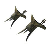 OUNONA Lot de 2 Coupes Antiques en Bronze à Trois Pattes Style Vintage Petit et Grand Format Ornement Décoratif pour Collection et Présent Accessoire Culturel Chinois Traditionnel