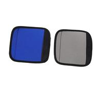 OUNONA Lot De 2 Enveloppes De Poignées De Bagages Protectrices, Systèmes Amortisseurs, Confortables, en Matériau Doux, Gris Et Bleu, Accessoires Voyage pour Valises Et Paquet, Taille Standard