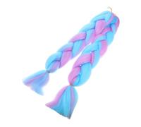 OUNONA Lot De 2 Extensions De Tresses Violettes Synthétiques Jumbo Braids Boho Braids Purple Braiding Hair Cheveux Colorés Faux Cheveux Pour Tresses