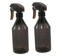 OUNONA Lot de 2 flacons pulvérisateurs à brume continue pour coiffure - Vaporisateur d'eau en plastique avec bille métallique, rechargeable, 200 ml, pour la coupe et le coiffage.
