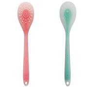OUNONA Lot de 2 Marteaux de Massage en Silicone Multifonctionnels 2 Pcs Allongés Rose et Vert Masseur Corporel pour Dos Épaules Cou et Pieds Outil de Soins du Corps pour Soulager la