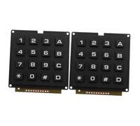 OUNONA Lot De 2 Modules De Clavier Industriel Haute Fiabilité À Membrane 16 Touches