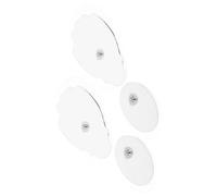 OUNONA Lot De 2 Paires Coussinets En Silicone Flexibles Auto-adhésifs, Patchs De Massage Thérapeutiques Support Non Tissé, Compatibles Peau Sensible, Pour Massage Corporel Ménager Et Professionnel