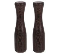 OUNONA Lot de 2 pilon à choucroute en bois pour fermentation de légumes, pilon à choucroute, pilon à aliments fermentés, usage domestique, café