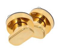 OUNONA Lot de 2 Poignées à Ventouse Dorées Petites, sans Perçage, pour Portes Vitrées de Salle de Bain, Tiroirs et Réfrigérateurs - Poignées Autocollantes Robustes, Aide Sécurisée pour