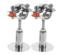 OUNONA Lot de 2 Porte-Bouteilles Muraux Réglables pour Vin Support Métallique Individuel 38-40 MM Adaptable 50-95 MM Casier à Vin Mural Minimaliste Cuisine Bar et Cave