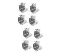 OUNONA Lot De 2 Pour Étagère De Réfrigérateur En Acier Inoxydable Faciles À Installer Sans Pour Votre Réfrigérateur 4 Pièces X 2