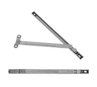 OUNONA Lot de 2 Verrous de Sécurité pour Fenêtres Réglables en Acier Inoxydable 304, Dispositif de Protection Télescopique 13,5 Cm pour Portes Coulissantes, Limiteur D’ouverture