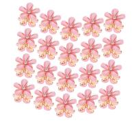 OUNONA Lot de 20 Mini Pinces à Cheveux Fleur Antidérapantes pour Cheveux Fins Accessoires Coiffure Élégants pour Filles pour Mariages et Fêtes