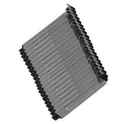 OUNONA Lot de 20 Plaques d'Obturation en Métal Noir pour Boîtier Pc, Ventilation Structure en Maille, Facile à Nettoyer, Compatible Boîtiers Matx et ATX